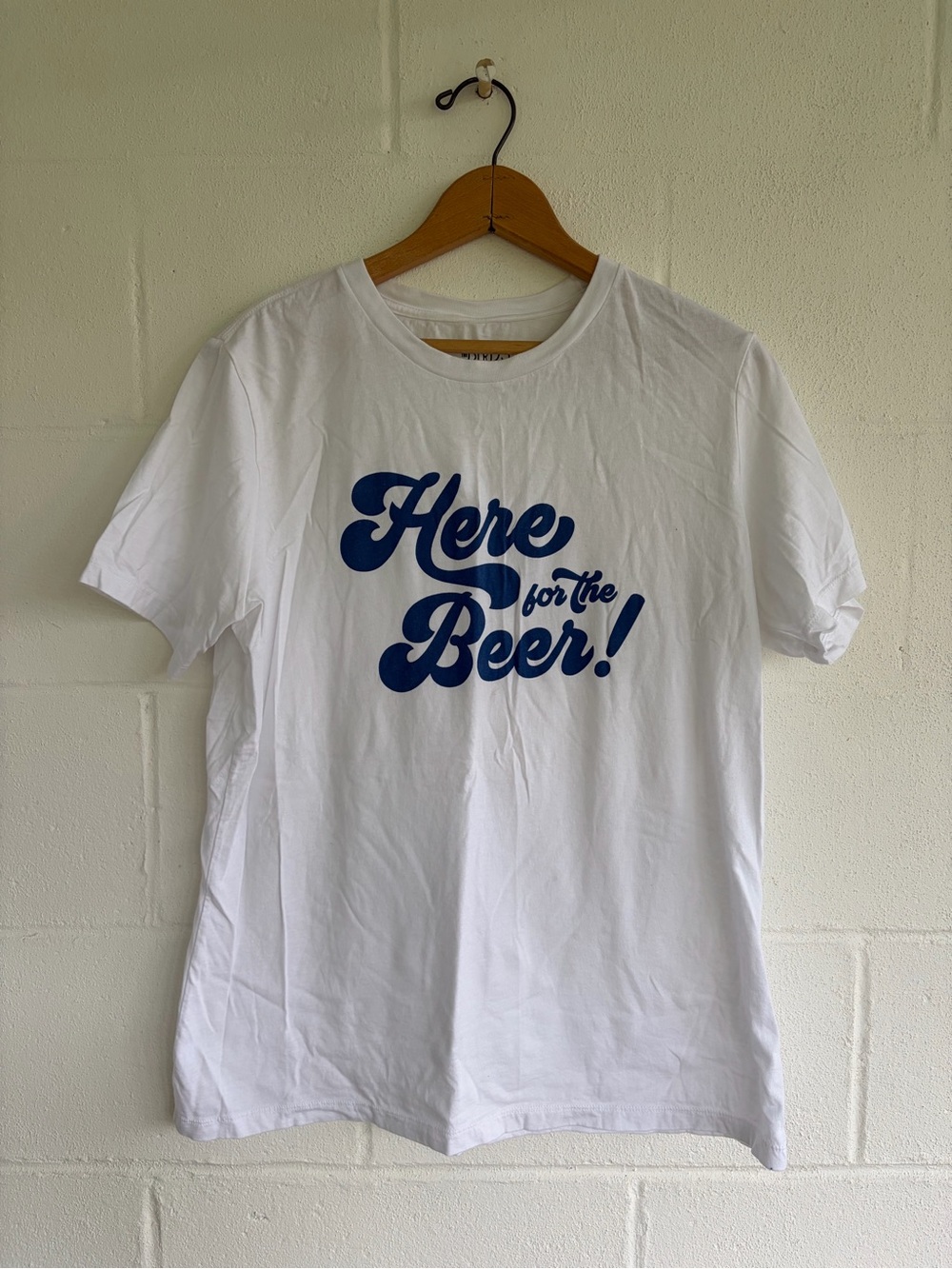 For the Birds - Here for the Beer Graphic T-Shirt